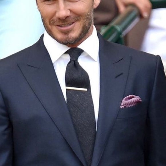 Dunhill D Logo Gold Tone  Metal Tie Clip Necktie Pin Bar Men Formal Jewelry Auth - Picture 15 of 15